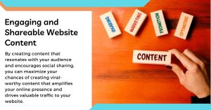 Engaging and Shareable Website Content